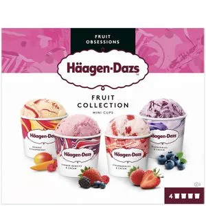 Helados en tarrina Fruit Collection 4x95 ml
